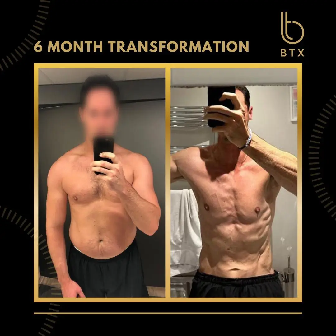 BTX client Rachel 12-week body transformation before and after photos
